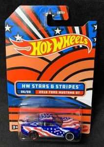 Hot Wheels HW Stars & Stripes 06/08 2018 Ford Mustang GT Mattel 2021 - Picture 1 of 4