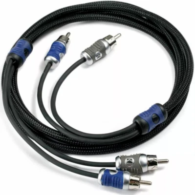 KICKER 46QI26 Q-SERIES 6 Meter 2-Channel RCA Signal Cable - Image 1 of 3