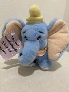 NWT DUMBO The ELEPHANT PLUSH Stuffed Animal Disney Store 5" Rattle - Picture 1 of 8