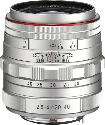 Pentax HD DA 20-40mm f/2.8-4 ED Limited DC WR Lens - Silver #23010 F/S new - Image 1 of 3