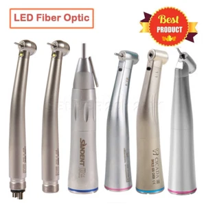 Dental LED Fiber Optic High Speed Handpiece/Straight Cone/Increaing Contra Angle - Picture 1 of 39