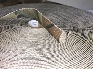 25mm / 1" Double Sided Crye Multicam Tubular Webbing - Per Metre - Picture 1 of 2
