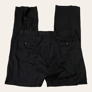 Ben Sherman Mens Pants Slacks Black Big & Tall Size 40 100% Wool NWT - Picture 1 of 15