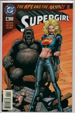 SUPERGIRL (DC 1996) #4  Unused Stock 'Ape And The Devil'     HL7.1109