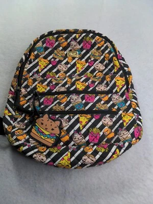 Linda Mochila Luv Betsey Betsey Johnson Acolchada Comida X Animales Foto 1 de 4