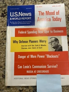 US News World Report April 20, 1970, Communism, Apollo, Vietnam, Defense Plan - Picture 1 of 10