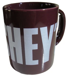 Hershey's Kaffeebecher 8 flüssige Unzen braun Tasse Silberdruck Hershey Chocolate Company - Bild 1 von 12