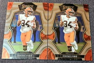 2022 Panini Select Rookie Jerome Ford Premier Level RC #124 braun (2) - Bild 1 von 2