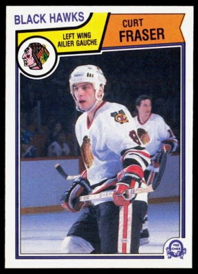 Curt Fraser 1983-84 O-Pee-Chee #102 NMT - Image 1 of 2