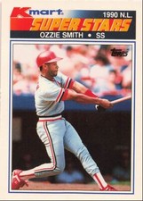 1990 Topps Kmart Super Stars Ozzie Smith St. Louis Cardinals #4