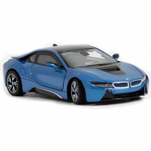 1:24 BMW i8 Model Car Diecast Toy Cars Metal Vehicle Boys Toys Kids Gifts Blue - Picture 1 of 5