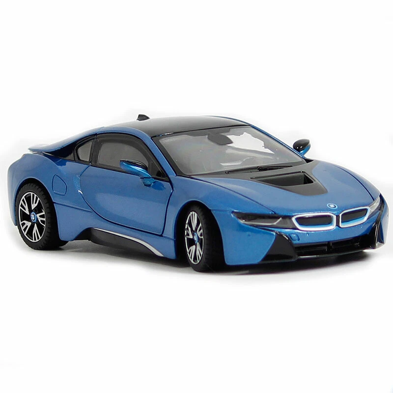 1:24 BMW i8 Model Car Diecast Toy Cars Metal Vehicle Boys Toys Kids Gifts Blue - Image 1 of 4