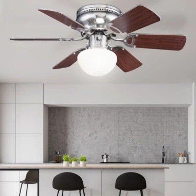 Soffitto Ventilatore Ventola Lampada 3 Livelli Vor-Rücklauf Aria Cooler Passare - Immagine 1 di 4