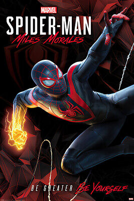 Spider-Man: Miles Morales - Marvel Gaming Poster (Game Cover) (Size: 24  X 36 ) • 11.99$