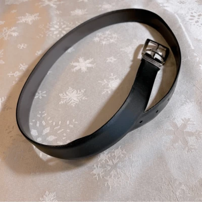 Perry Ellis Belt Reversible Black Brown Leather 34/85 Excellent - Image 1 of 3