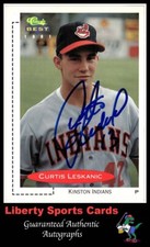 1991 Classic Best Curtis Leskanic #297 Authentic Autographed Cleveland Indians
