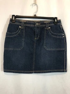 Daisy Fuentes Womens Size 6 Blue Short Denim Jean Skirt - Picture 1 of 2