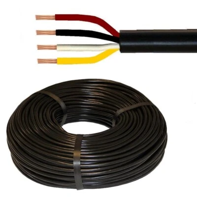 Auto Kabel 4 x 0,75mm² FLRYy Fahrzeugleitung KfZ Leitung Vieradrig Anhänger  LKW - Bild 1 von 2