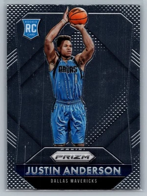 Panini Prizm #303 Justin Anderson Dallas Mavericks RC Rookie 2015-16 Foto 1 de 2