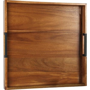 Großes quadratisches Ottomane Tablett für Wohnzimmer und Couchtisch 20 Zoll Deko... - Bild 1 von 16