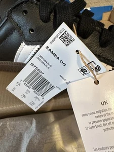 Adidas Samba Sneakers Black 6 - Picture 1 of 5