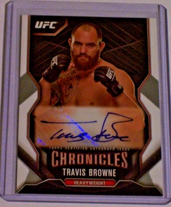 Autógrafo Travis Browne Topps UFC Chronicles 2015 - Imagen 1 de 1