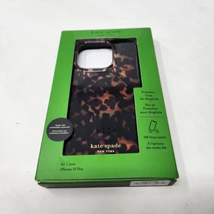 Kate Spade Hard Shell Case with MagSafe for iPhone 15 Pro Tortoise shell  - Photo 1 sur 2