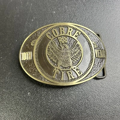 Vtg Cobre Tore Indianapolis 500 - 10th Year Belt Buckle - Image 1 of 4