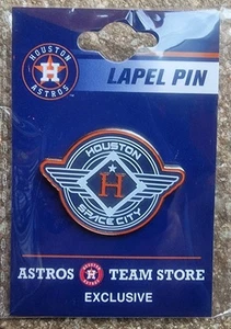 2025 Houston Astros Space City Connect Patch Lapel Pin PSG - Picture 1 of 2
