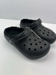 Crocs Women’s 6/Men’s 4 Classic Lined Clogs Black SKU149 - Picture 1 of 7