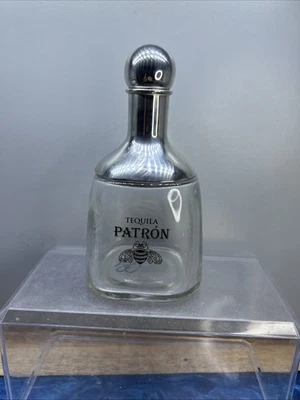 Коктейльный миксер PATRON Margarita шейкер стеклянная хромированная бутылка 18 унций текила виски - Изображение 1 из 4