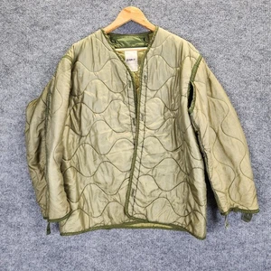 Vintage US Army Jacket Mens Large Olive Green M-65 Quilted Liner 70s 80s - Picture 1 of 12
