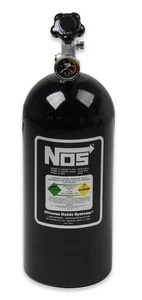 NOS 14745BNOS Nitrous Bottle Capacity 10lbs. Length: 21 Diameter: 7 Super Hi-Flo - Picture 1 of 4