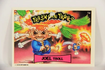 Trash Can Trolls 1992 Topps Trading Card Sticker #1a Joel Troll L019869 - Image 1 of 2
