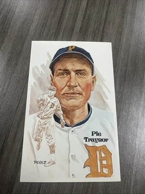 1980 Perez Steele Baseball Pie Traynor 3 1/2 x 5 1/2 Postcard #55 /10,000 - Image 1 of 4
