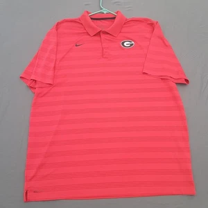 Nike Dri-FIT Georgia Bulldogs Poloshirt Herren XL UGA DAWGS Red Stripes NCAA - Bild 1 von 11