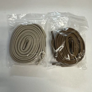 Cordones Gruesos Ugg 2 Piezas Beige Y Marrón Claro Modelo Lowmel Totalmente Nuevo - Imagen 1 de 4