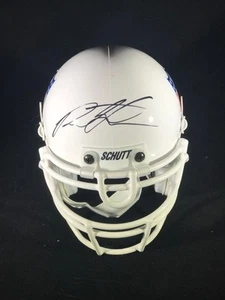 Mini casco da calcio Paxton Lynch autografato con JSA - Foto 1 di 3