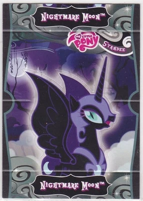 Nightmare Moon Standee S4 MLP Series 2 Card Enterplay Hasbro 2013 My Little Pony - Image 1 of 2
