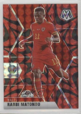 2021 Panini Mosaic UEFA Euro 2020 Reactive Red Mosaic Prizm Rabbi Matondo #199 - Image 1 of 2