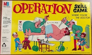 Vintage 1965 Milton Bradley Board Game Toy (nose lights up/missing spare rib) - Picture 1 of 3