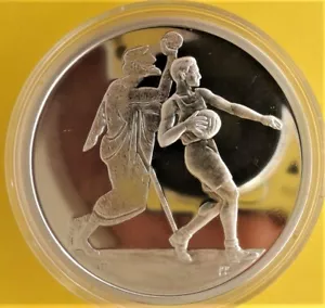 Greece 10 euro 2004 PROOF "2004 Summer Olympics in Athens-Swimming" Silver UNC - Picture 1 of 2