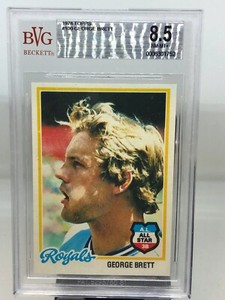 1978 Topps George Brett #100! BVG 8.5!