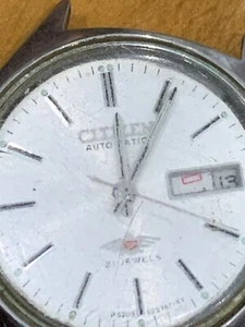 Vintage Swiss Made Citizen 4-063554 Automatic Gents Watch Head - Working - Picture 1 of 8