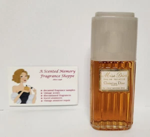 Vintage Miss Dior EDT Perfume Spray by Christian Dior ~ 50 ml ~ 1.7 fl oz - Picture 1 of 8