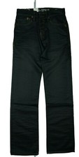 Mavi Jeans Pierre Men's Trousers Straight Leg S W29 L34 Gray Black Leather New