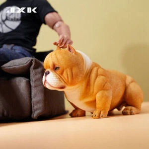 JXK 1/6 Mini Bully Hund Modell American Bully Pitbull Tier Figur Spielzeug Deko - Bild 1 von 22