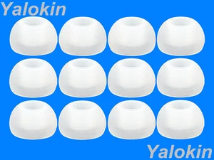 12pcs Eartips for JBL Reflect Flow Pro Mini NC Earphones - Large Earbuds (TRS-W) - Picture 1 of 8