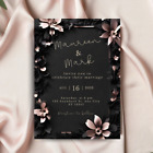 Digitale Hochzeitseinladung mit Blumenblumen | Druckbare Einladung | Personalisierte Invitati