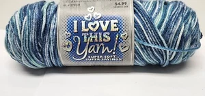 I Love This Yarn 'Oasis Beat' Ombre 4 Unzen 202 yds. 100% Acryl (Teilknäuel) - Bild 1 von 3